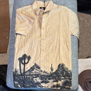 Desert Landscape Beige Shirt